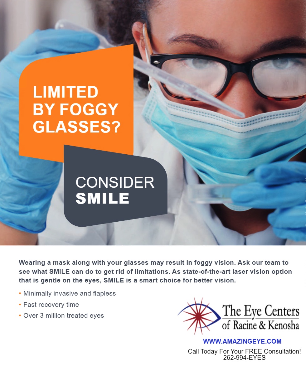 Limited By Foggy Glasses? Eye Centers of Racine & Kenosha